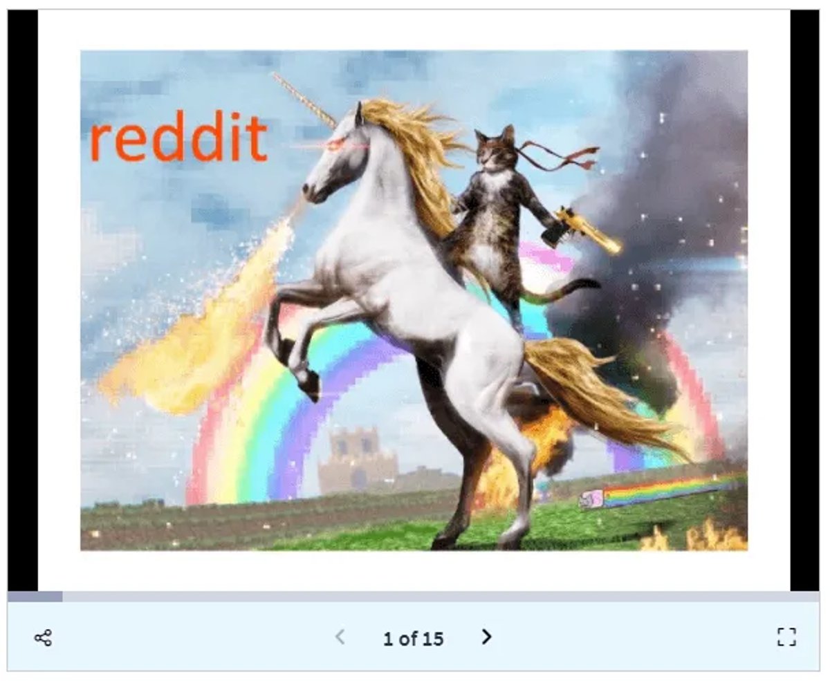 A sales deck example by Reddit.
