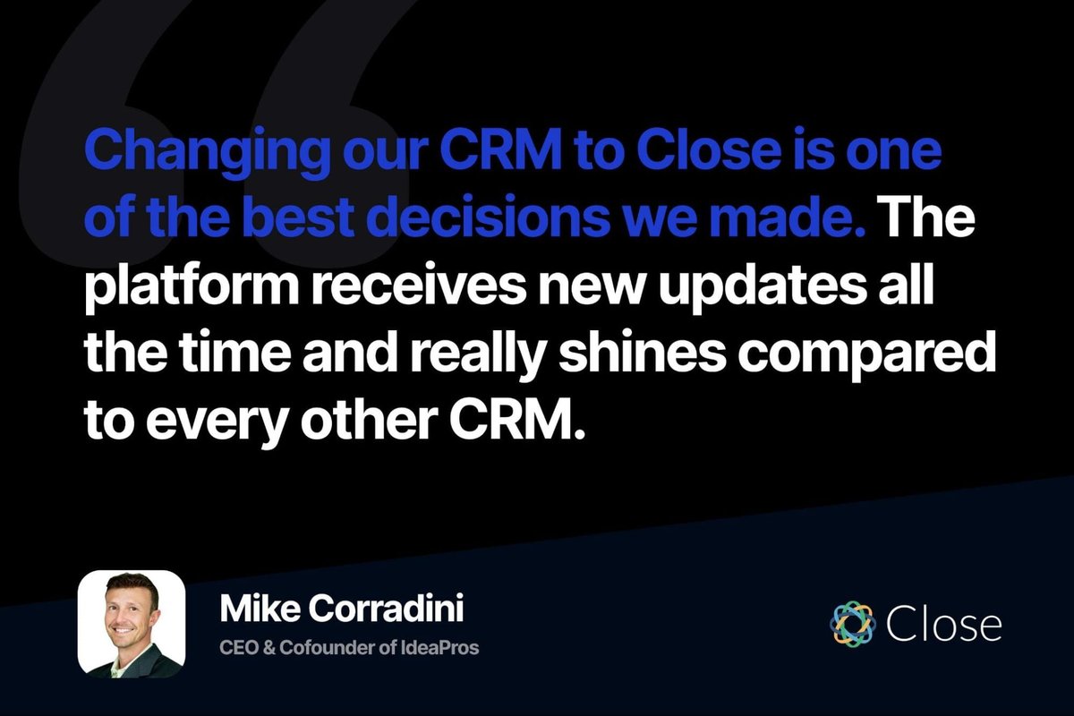 CRM implementation that grows with Close