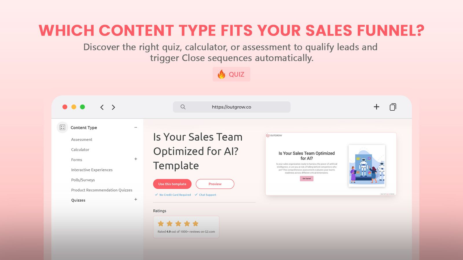 Outgrow.co screenshot