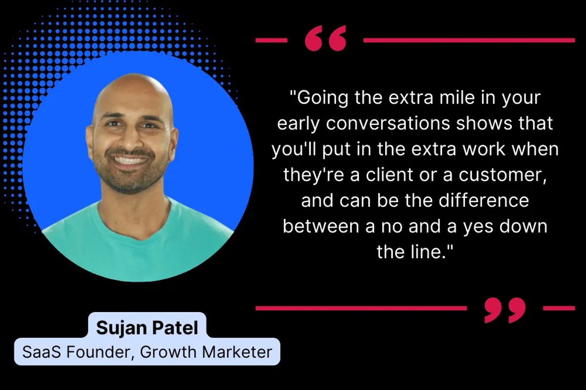 Sujan Patel Sales Advice