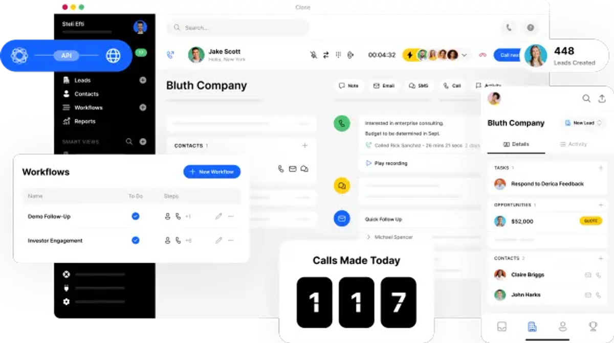 Close CRM product overview