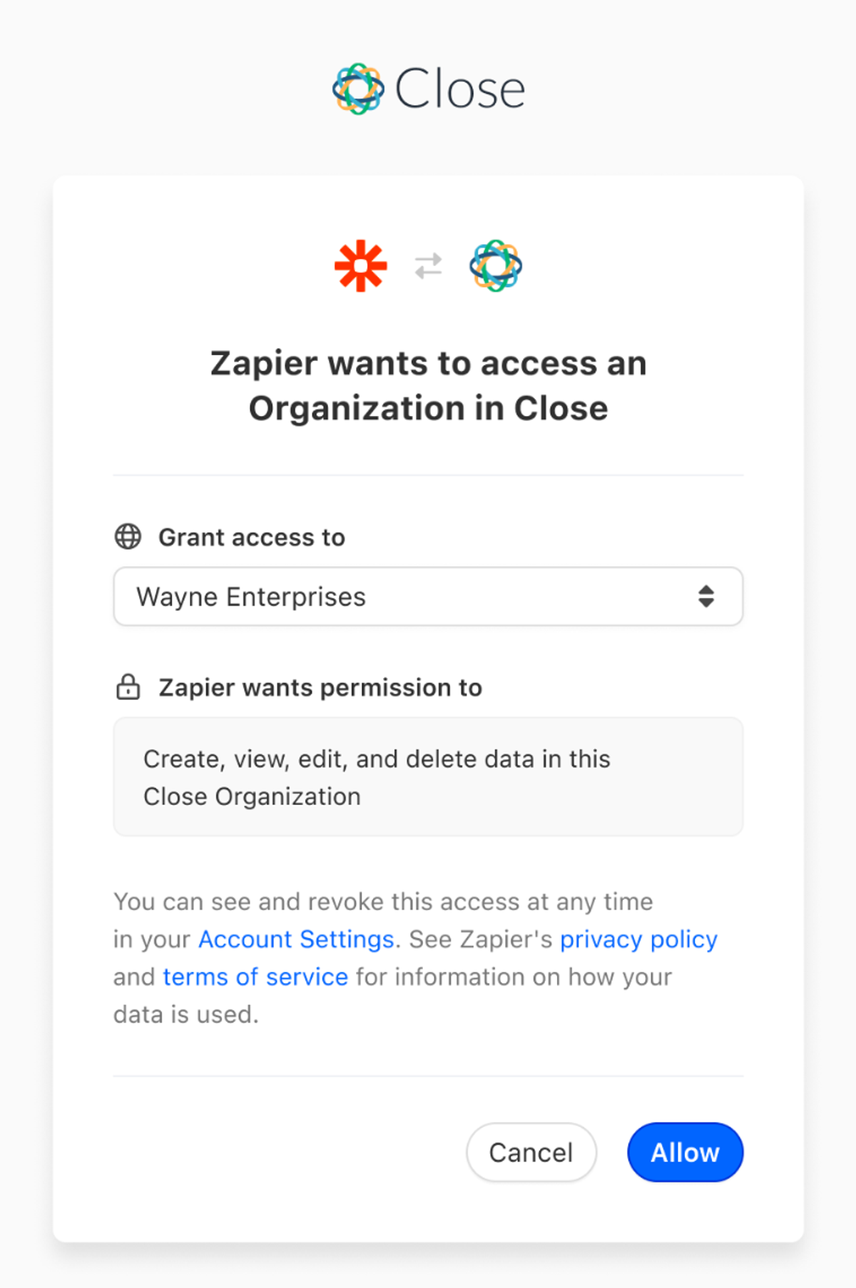 OAuth 2.0 Integration Support