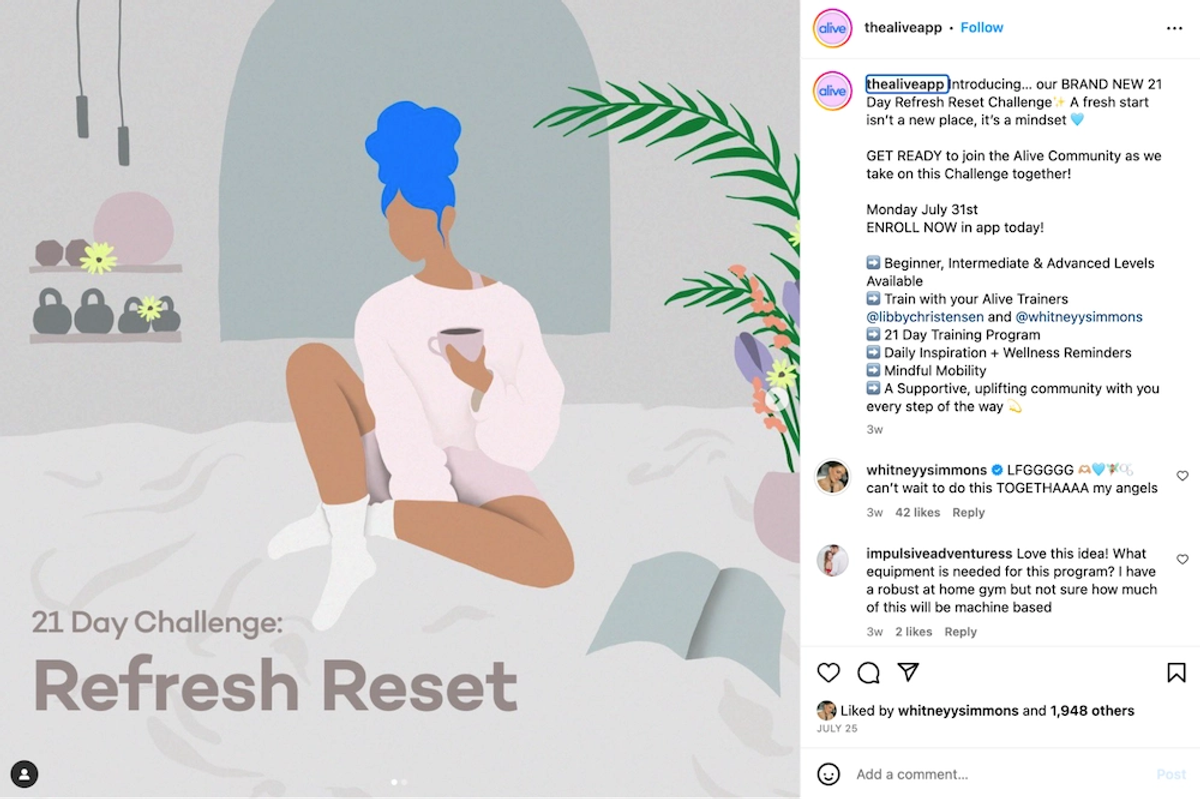 Lead Generation Examples - Refresh Reset