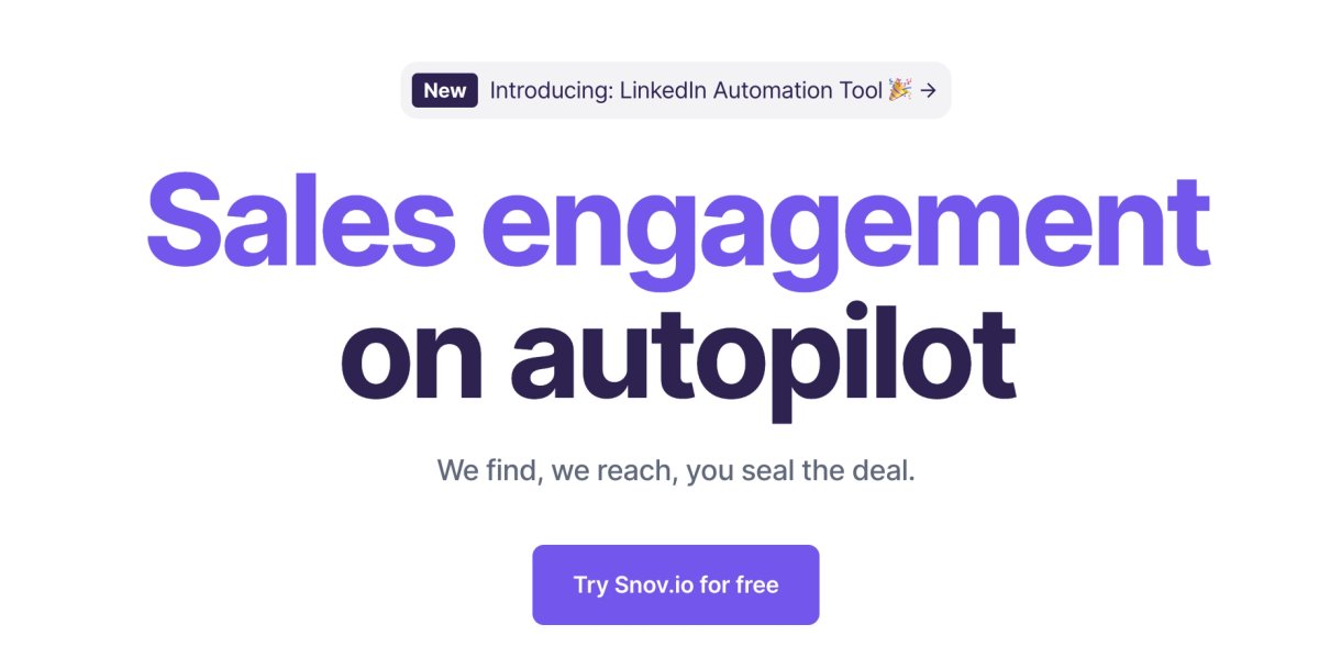 3 Comprehensive Sales Management Tools that Include Outreach Capabilities - Snov.io