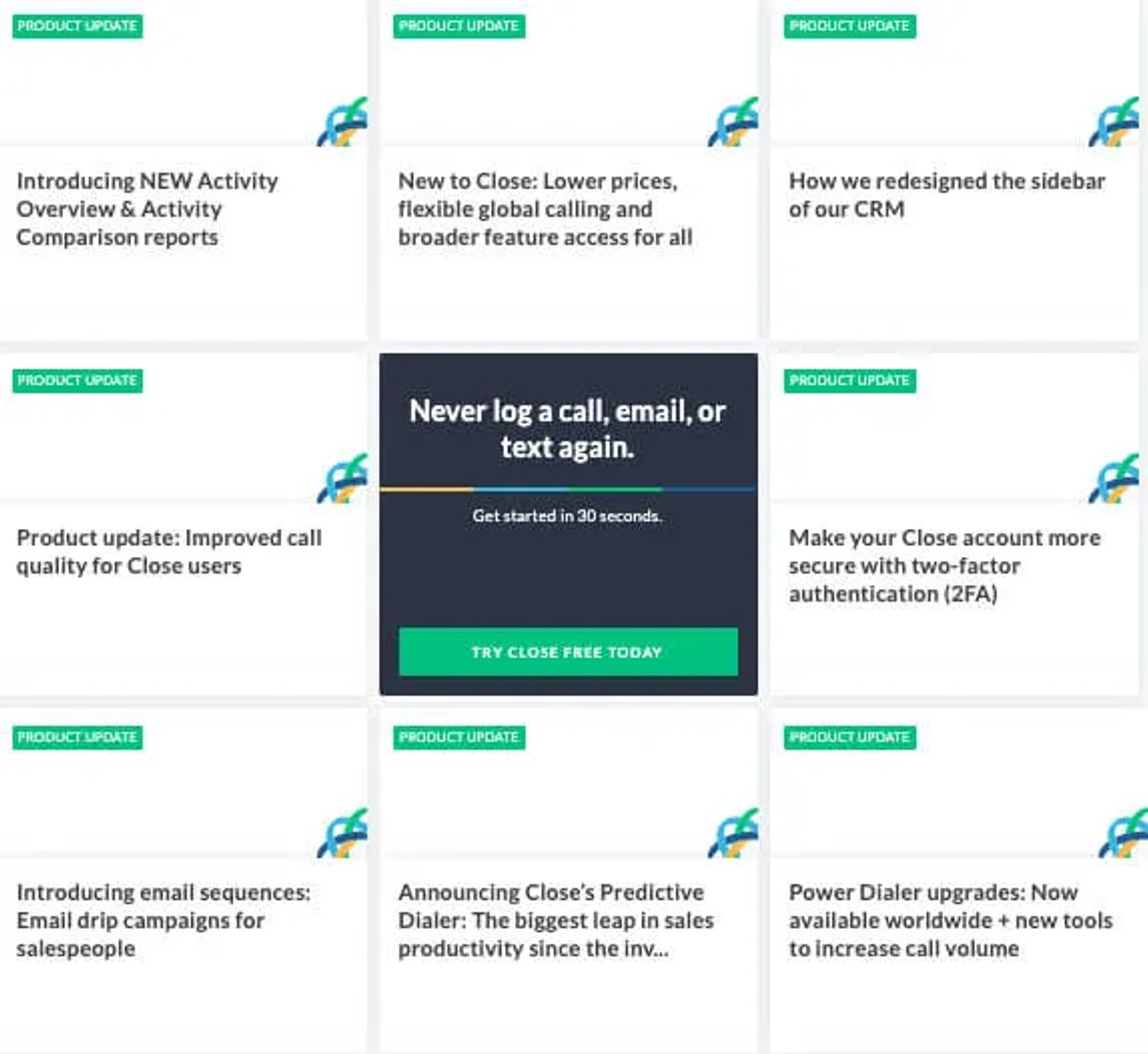 Close-product-update-blog-posts