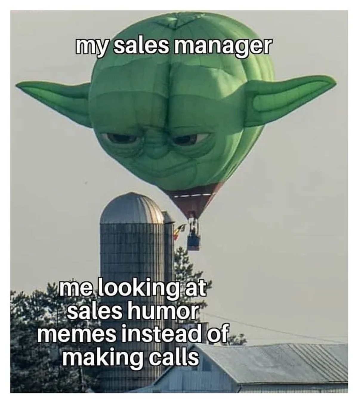 sales meme yoga