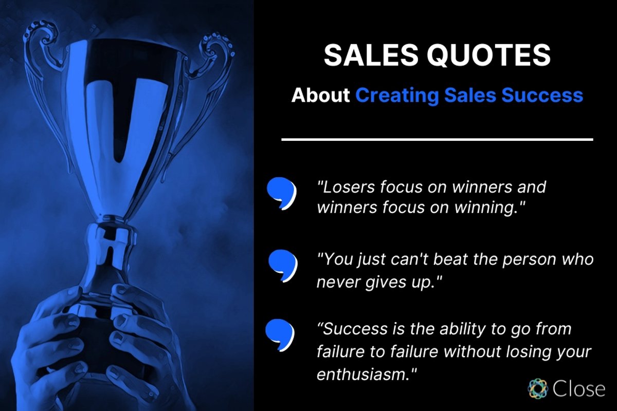 The Best Quotes About Creating Sales Success