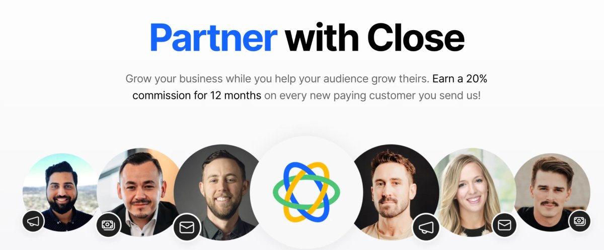 B2B Partner Program Examples You Can Learn from - Close CRM Partner Program