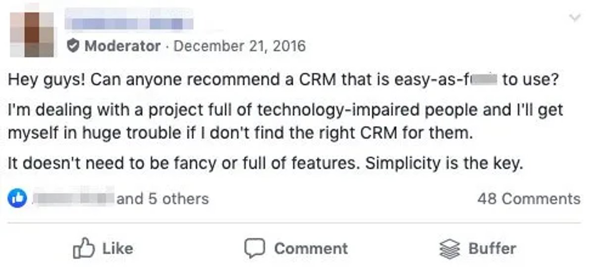 sales-crm-social-recommendation-easy-to-use