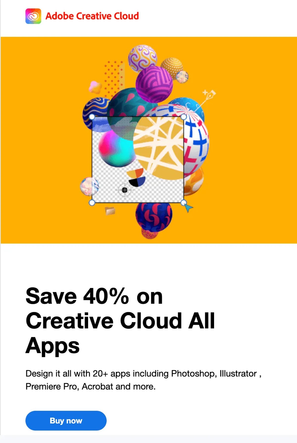 Examples of Effective Cross-Selling - Adobe Creative Cloud Discount