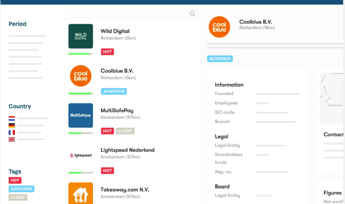 Leadinfo Sales Prospecting Tool