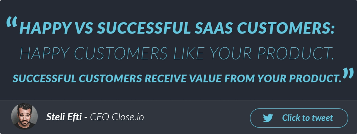 Happy vs Successful Customers