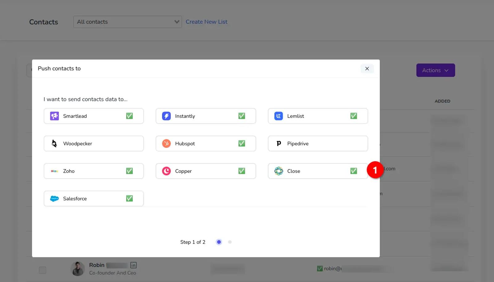 Findymail screenshot