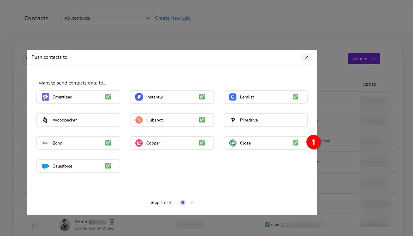Findymail screenshot