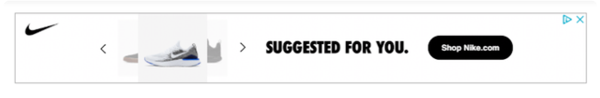 Nike retargeting ad example