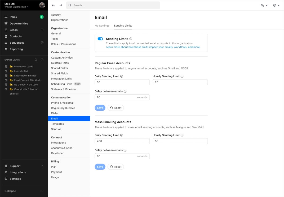 Improve Your Email Deliverability - Pay Attention to Sending Limits