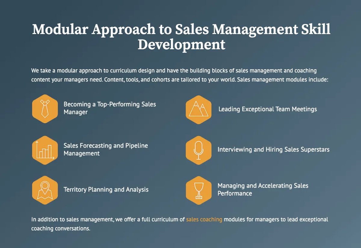rain sales management training
