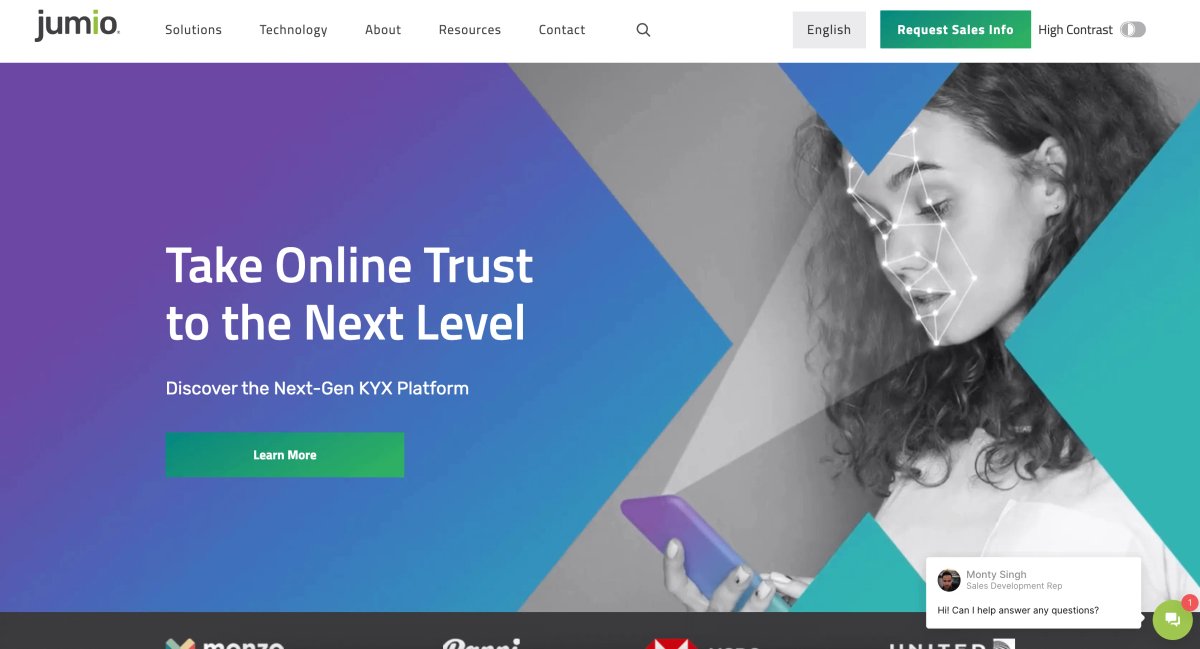 Jumio Sales Funnel Examples