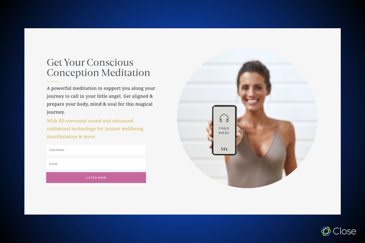 Example: Free Meditation from Melissa Ambrosini