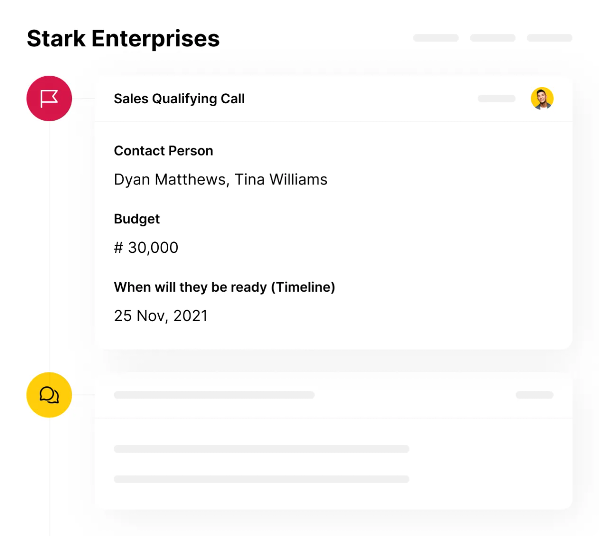 Inbound Sales Call Script Custom Fields in Close