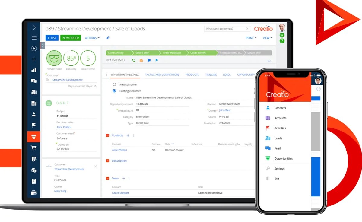 Creatio crm for service 
