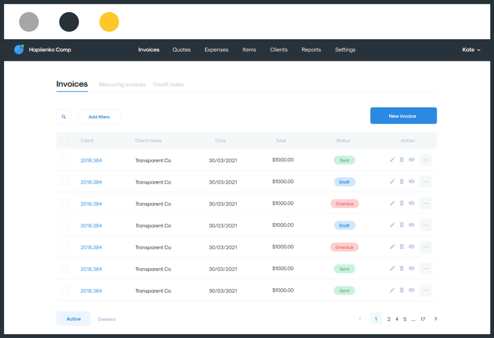 InvoiceBerry screenshot