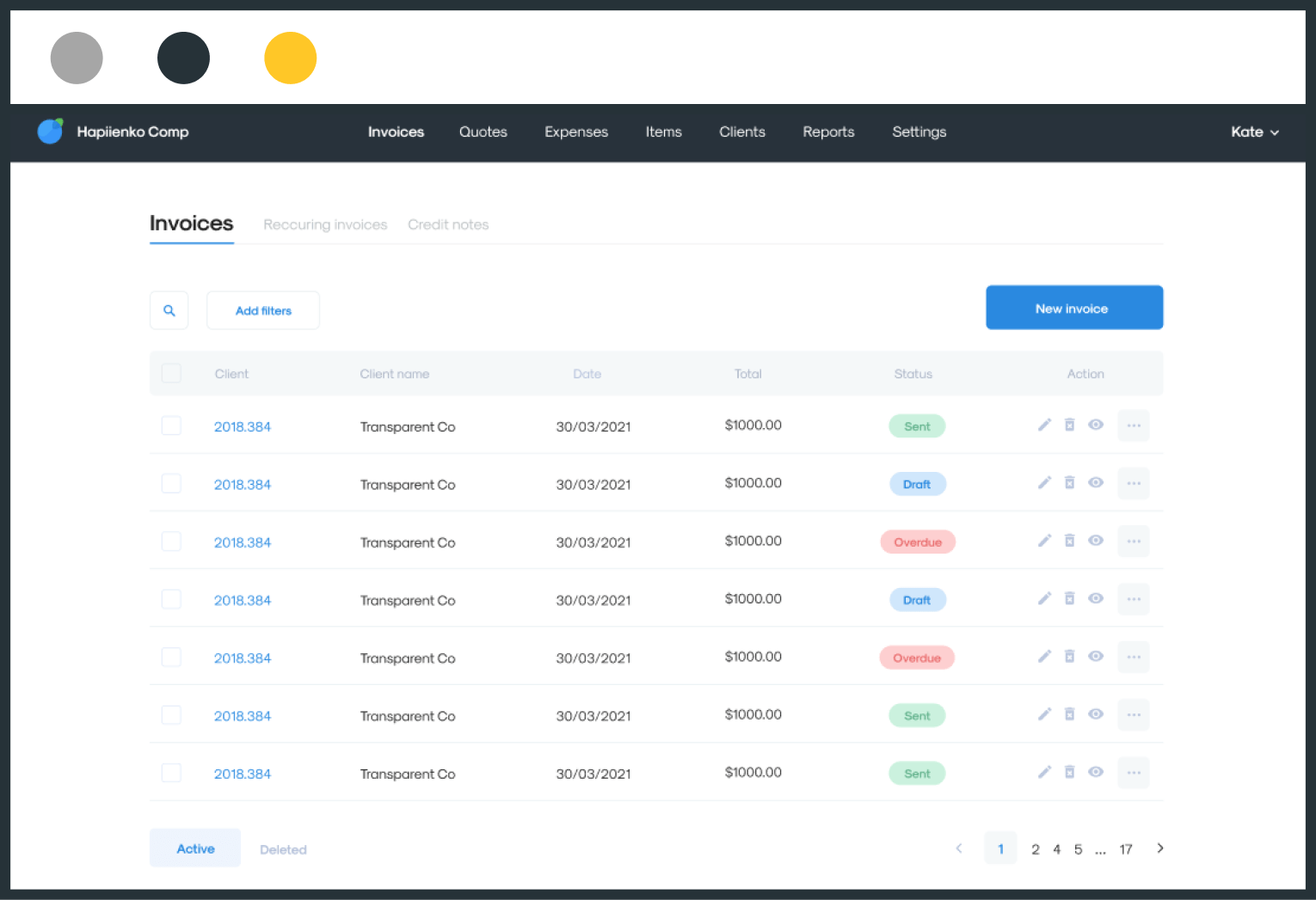 InvoiceBerry screenshot