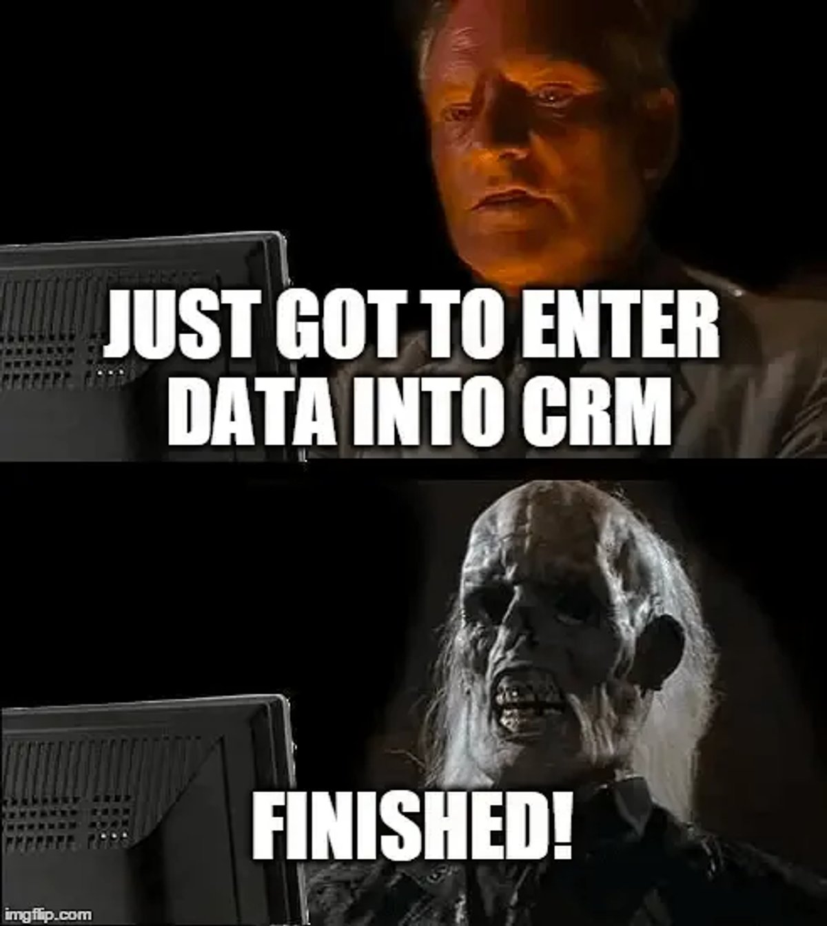 CRM Memes - The Joys of Manual Data Entry