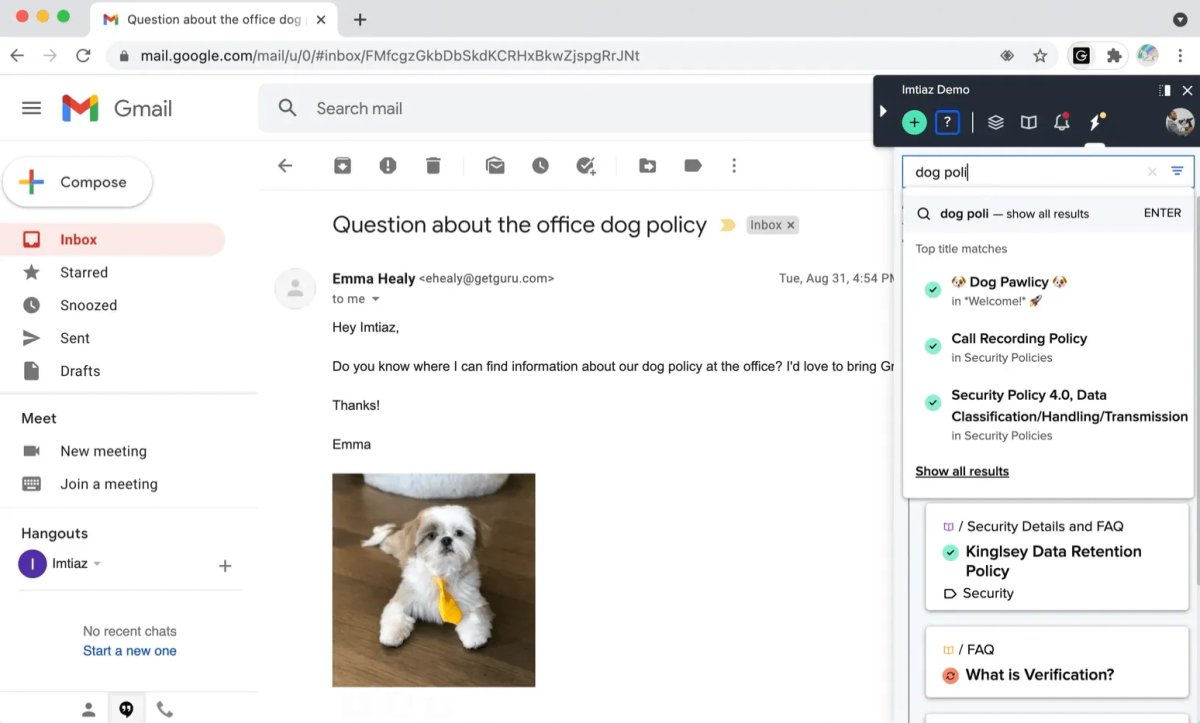 Guru for sales messaging framework
