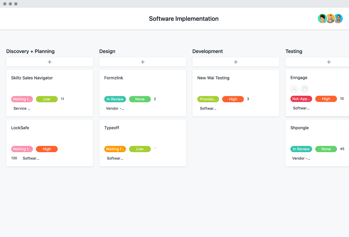 Setting up a CRM implementation project in Asana