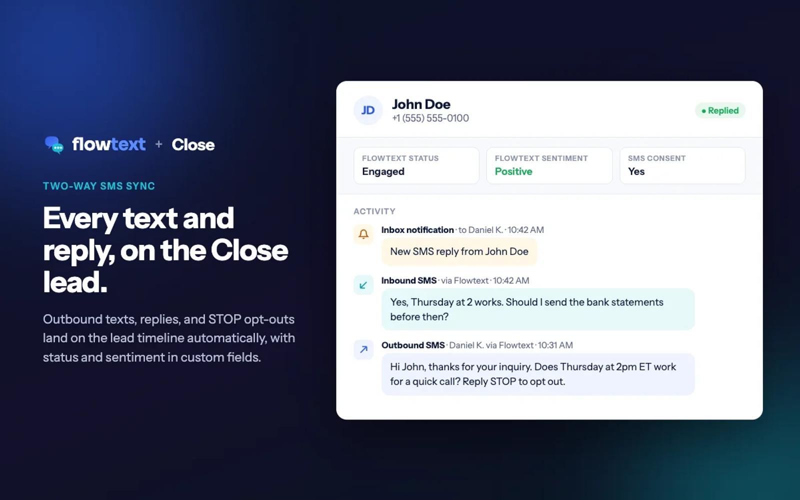 Flowtext screenshot