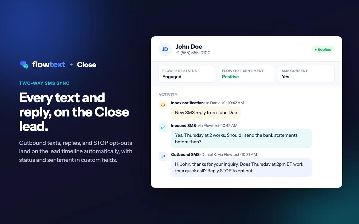 Flowtext screenshot