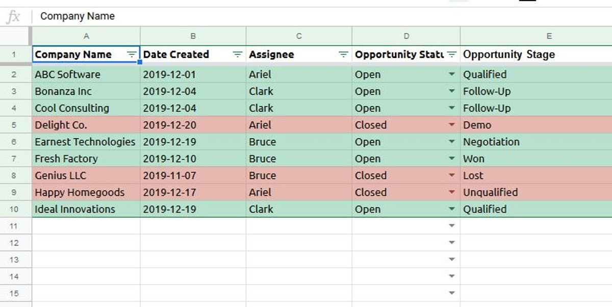 CRM vs spreadsheet warning sign 5