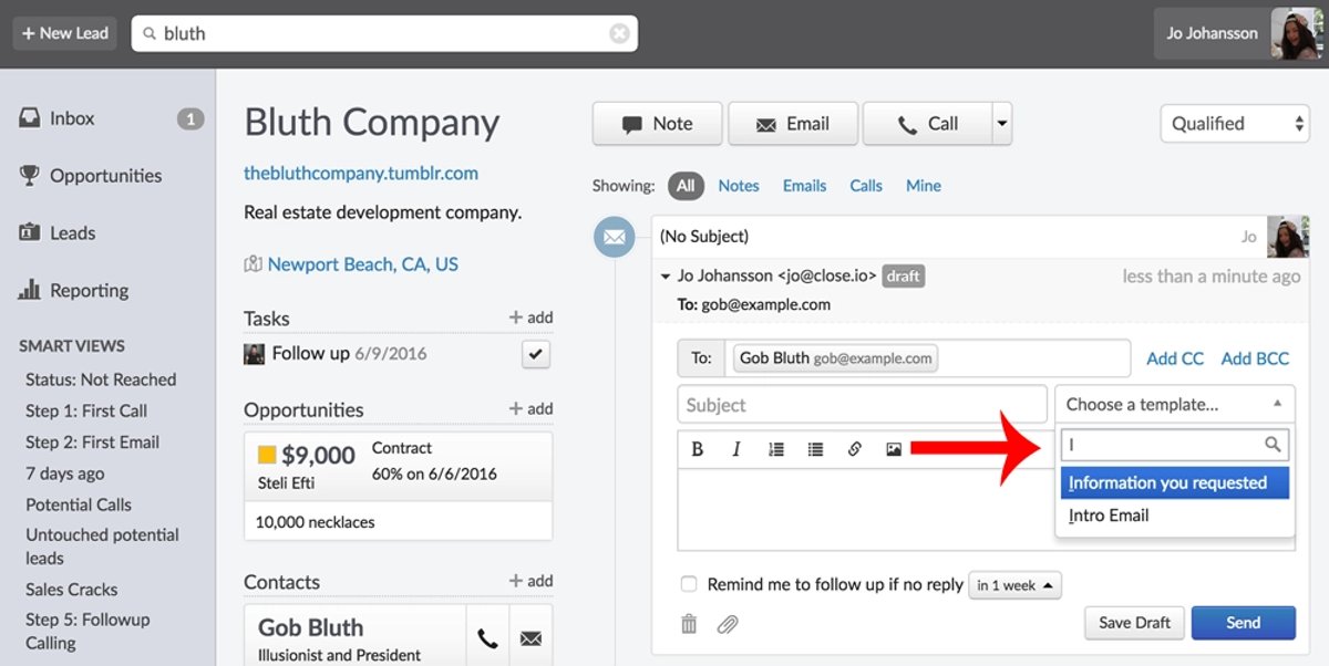 Archiving Email Templates - Template Example 3