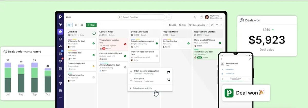 Best Inbound and Outbound Sales CRM Solutions - Pipedrive