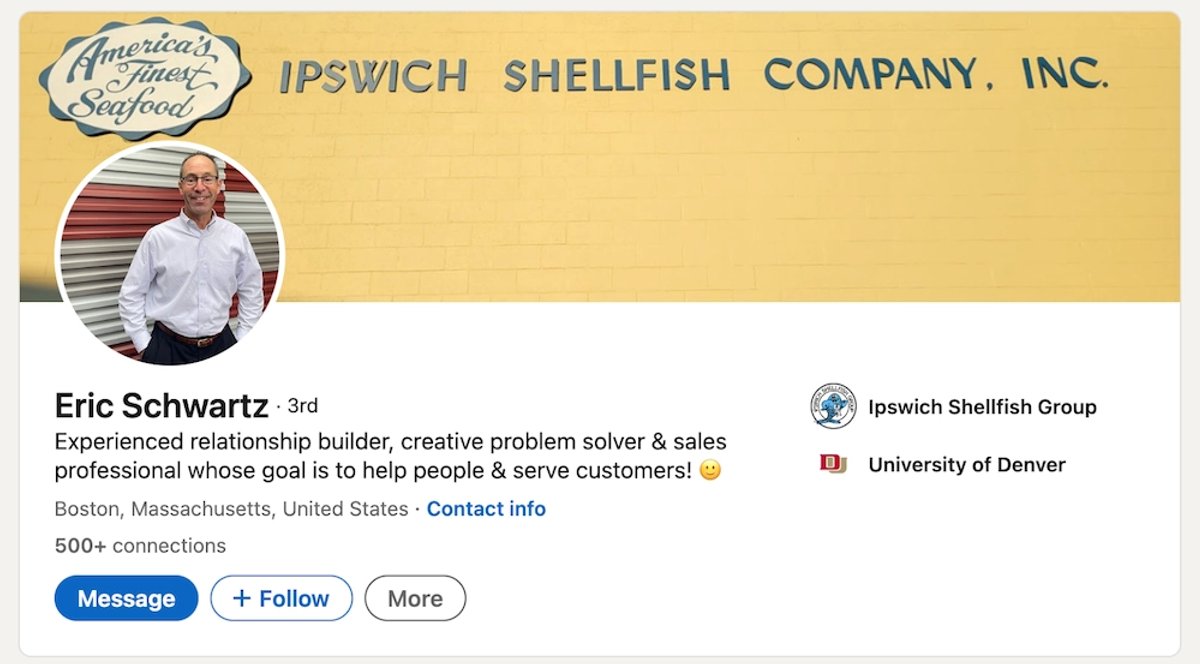 Best LinkedIn Headline Examples - Eric Schwartz
