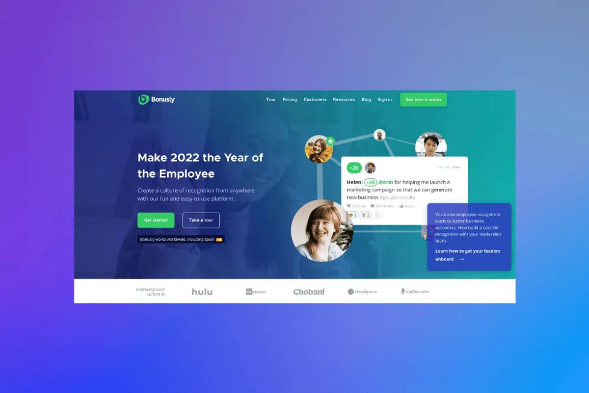 bonusly remote recognition platform