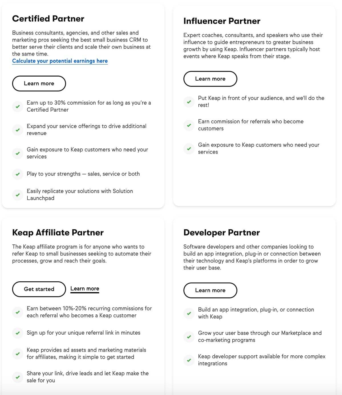 B2B Partner Program Examples You Can Learn from - Keap Four Ways to Partner