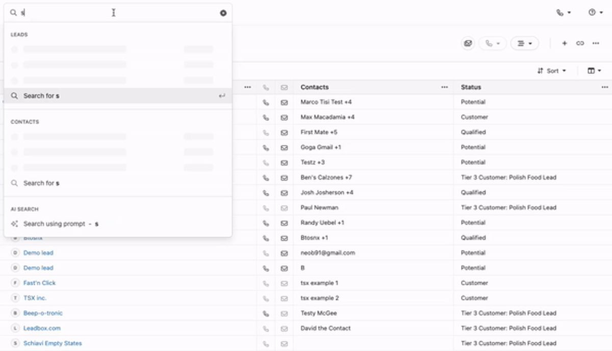 AI Search and Filtering