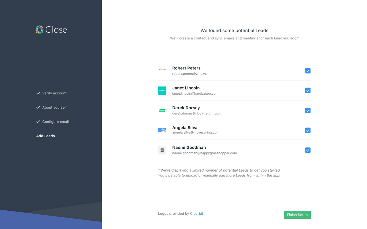 April Onboarding Improvements
