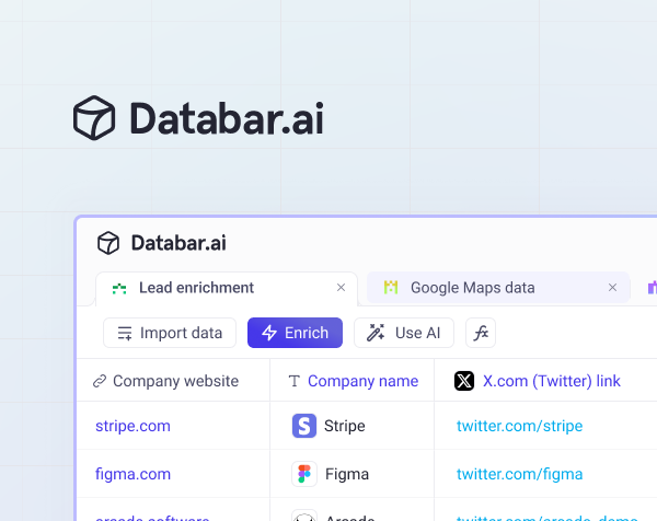 Databar screenshot