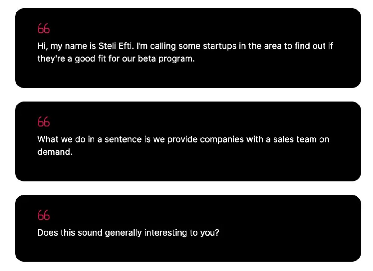 outbound sales script