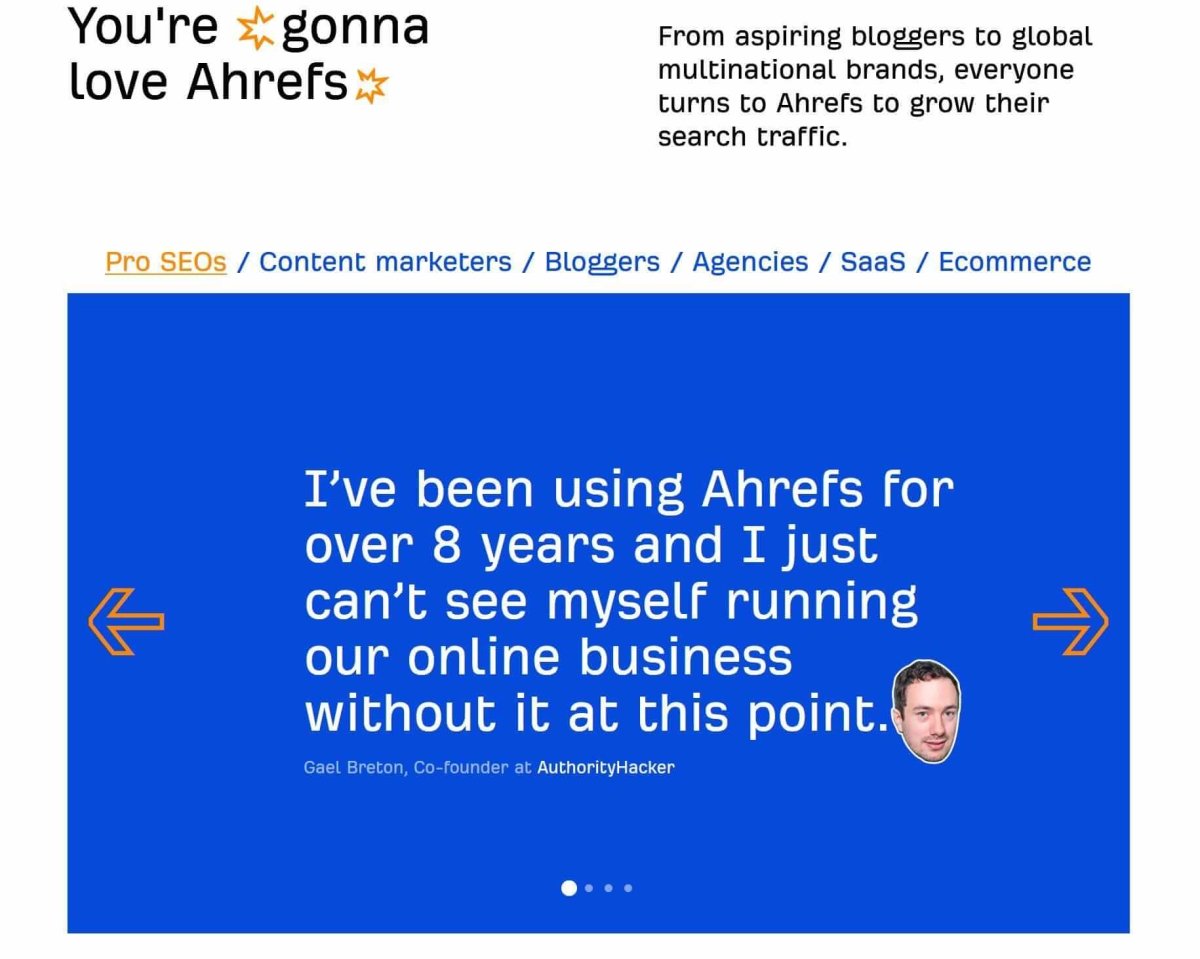 Sales deck - ahrefs