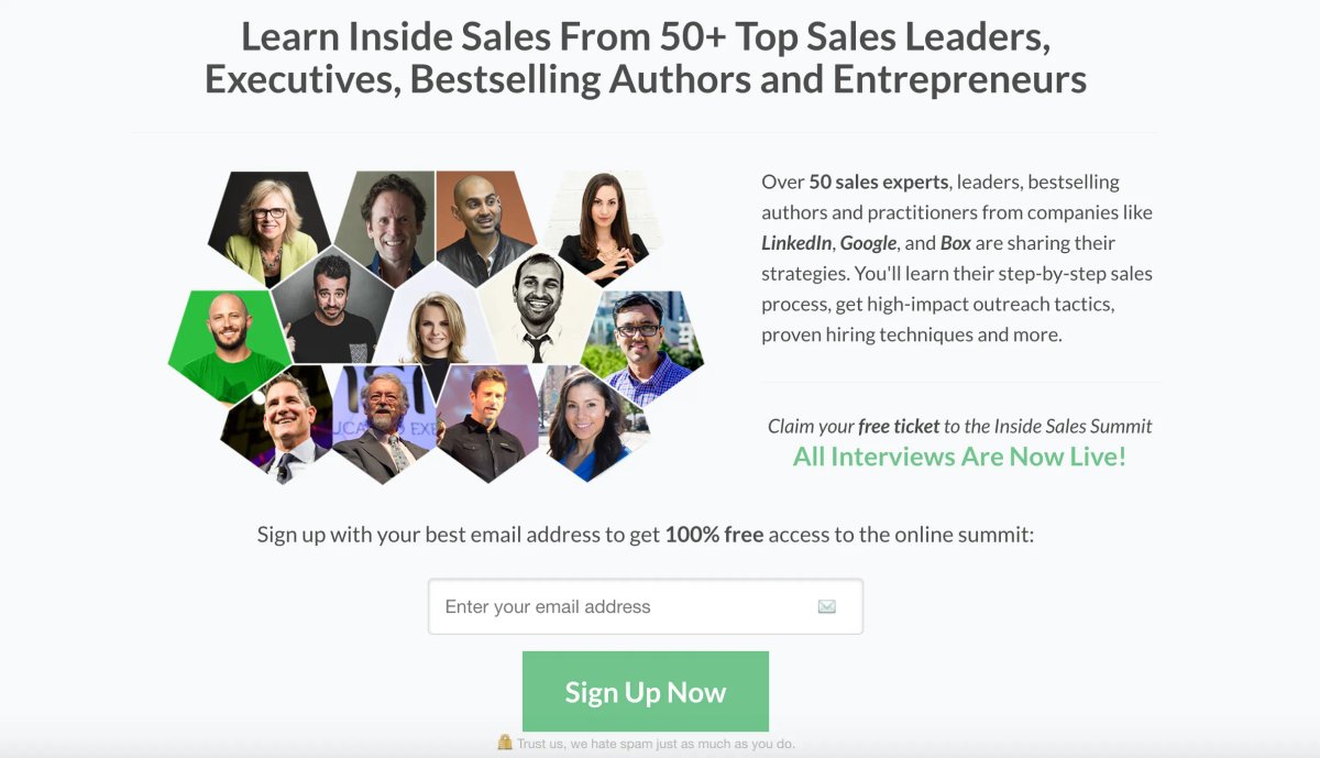 Launch virtual summit homepage screenshot conversion optimization.png