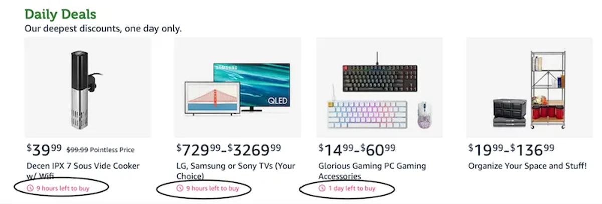 woot example of sales persuasion strategy