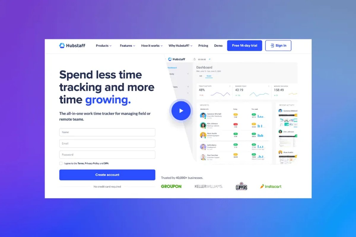Hubstaff time tracking for remote communication