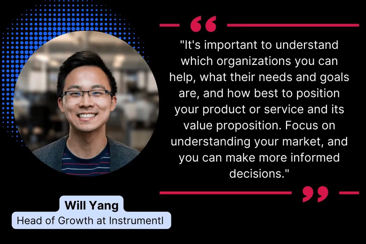 Understand the Market Landscape, Advice from Sales Leader