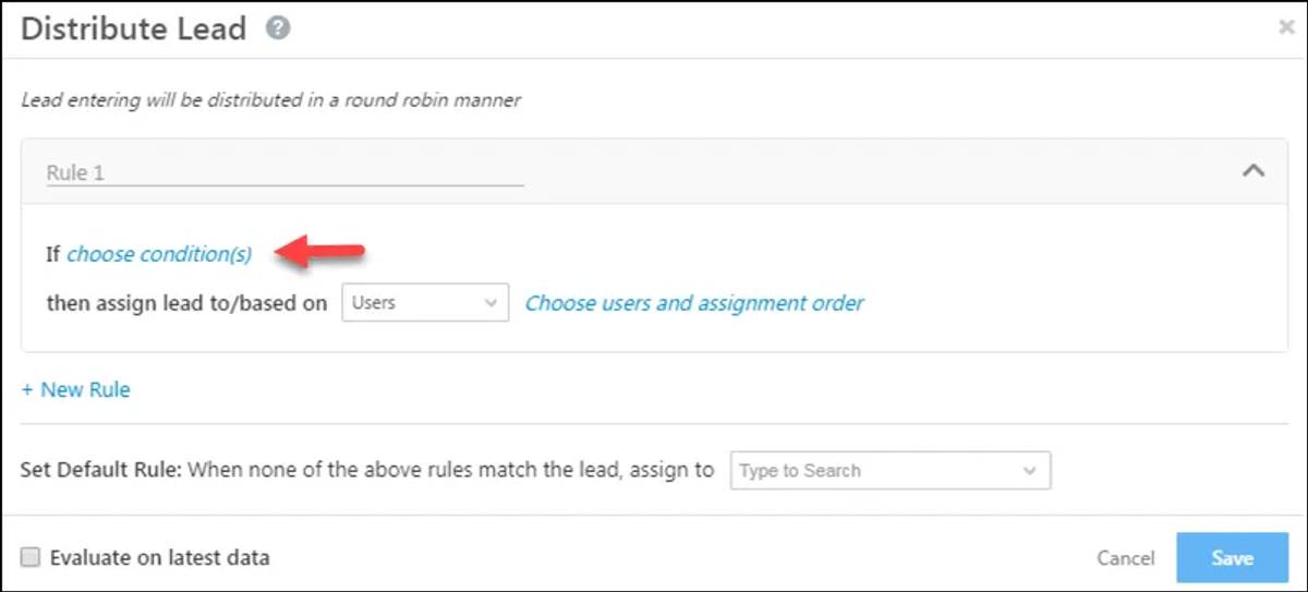 Lead assignment in LeadSquared