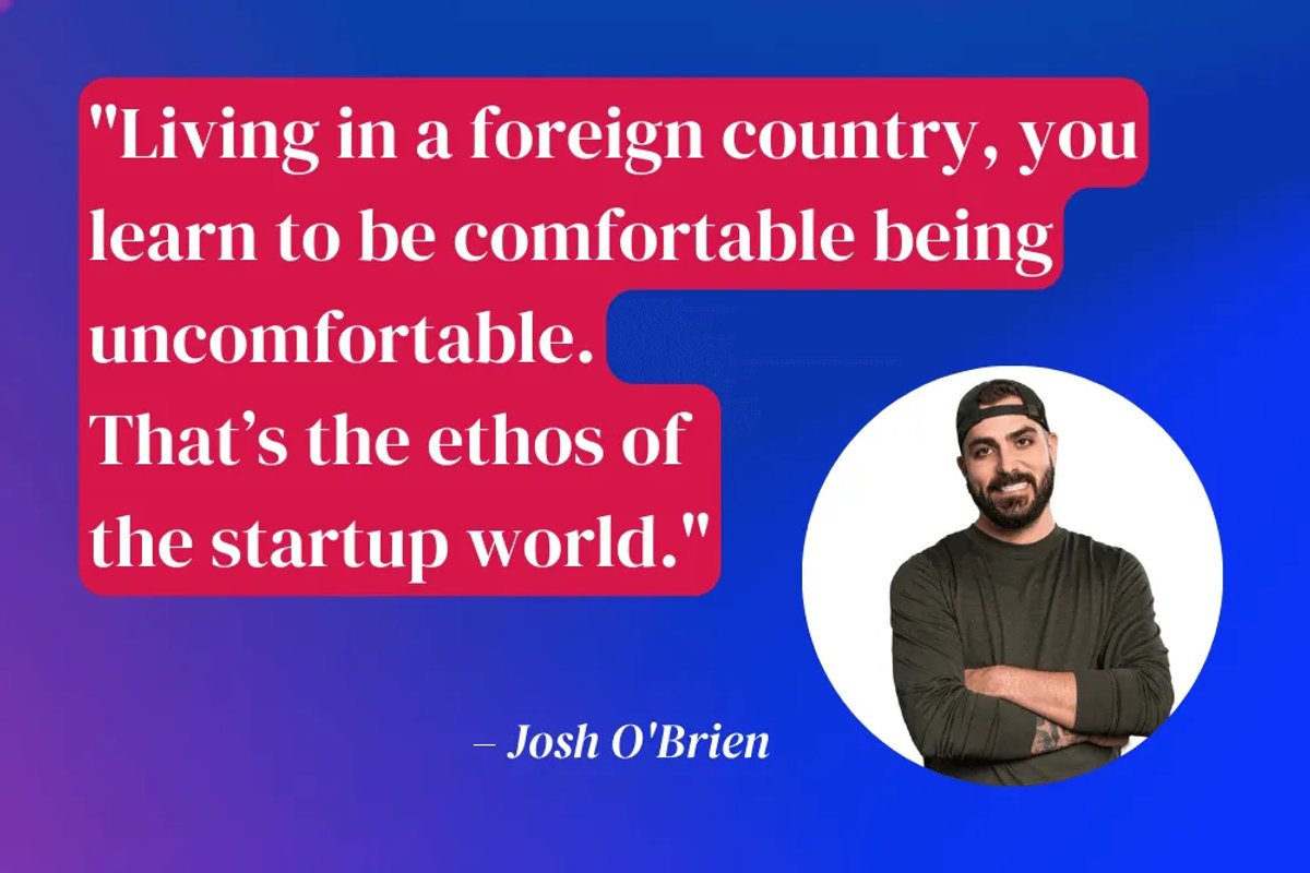 be comfortable being uncomfortable - Josh O