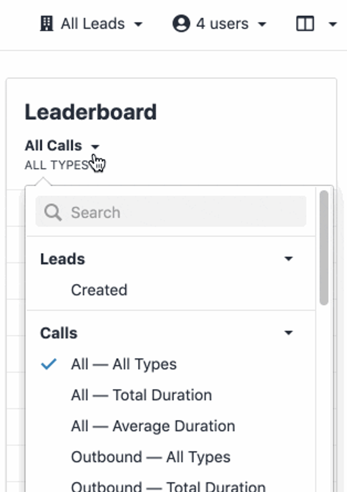 Set up a custom leaderboard to analyze pipeline performance